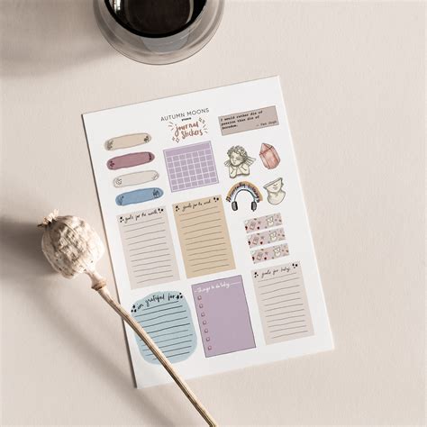 Printable Aesthetic Stickers For Journal